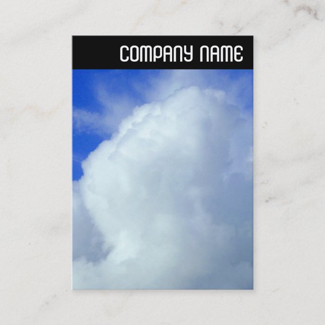 Carte De Visite En-tête V - Nuages (Devant)