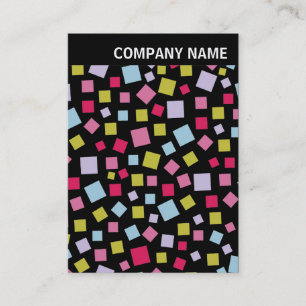 Carte De Visite En-tête V - Photo - Couleurs en cascade sur noir