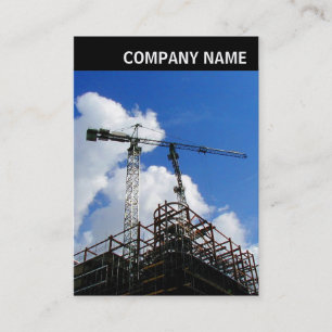 Carte De Visite En-tête V - Photo - Grues tour