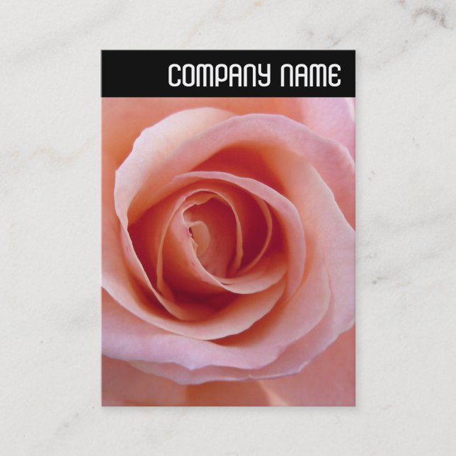 Carte De Visite En-tête V - Rose rose (Devant)