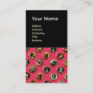 CARTE DE VISITE ENAMÉRIQUES VICTORIENNES /PORTRAITS DE CHIEN MINIA