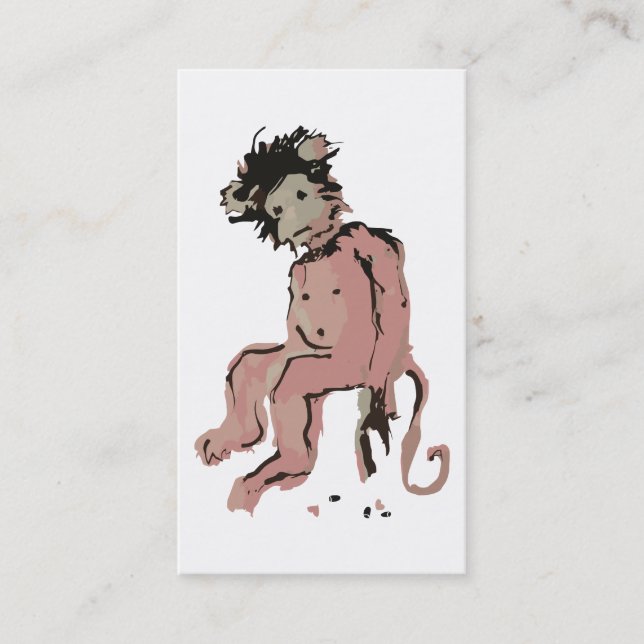 Carte De Visite encre de singe (Devant)