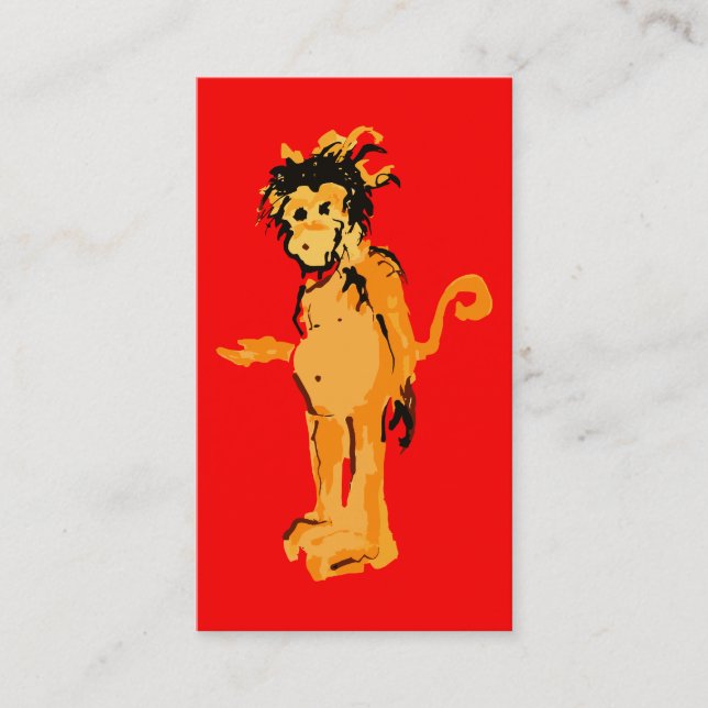 Carte De Visite encre de singe oddRex (Devant)
