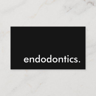 Carte De Visite endodontique.