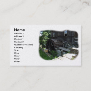 Carte De Visite Énergie alternative - Grist Mill Power