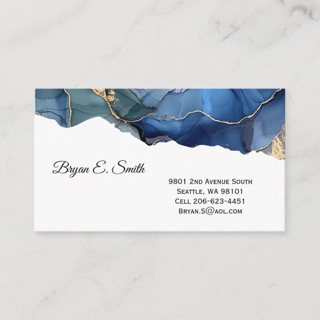 Carte de visite Enk Swirl (Devant)