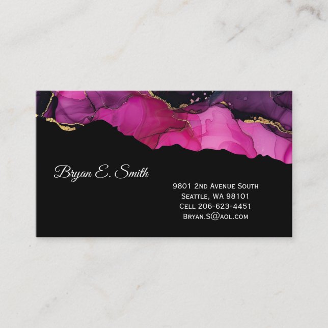 Carte de visite Enk Swirl (Devant)