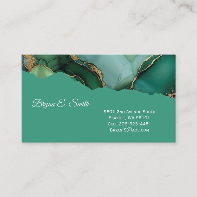 Carte de visite Enk Swirl (Devant)