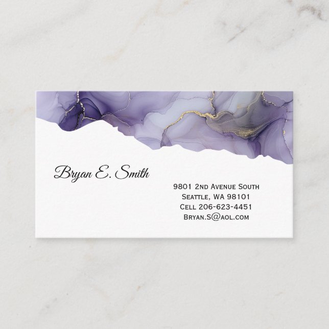 Carte de visite Enk Swirl (Devant)
