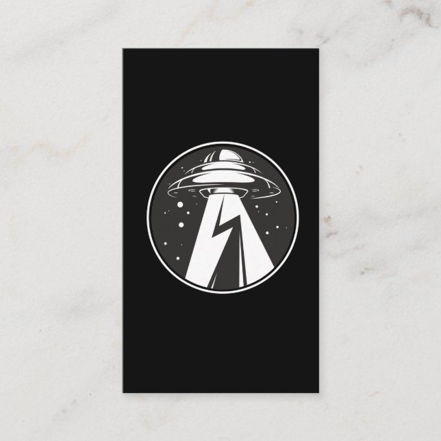 Carte De Visite Enlèvement d'Aliens Espace extra-terrestre (Devant)