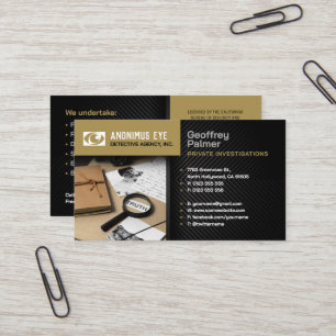 Carte De Visite Enquêtes privées   Inspecteur professionnel