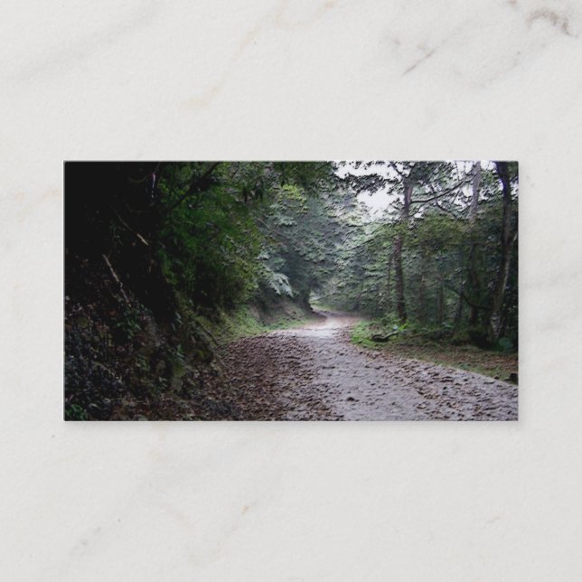 Carte De Visite Enroulement par la vie/paysage inspiré (Devant)