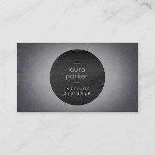 Carte De Visite Enseignant du tableau de bord gris-noir