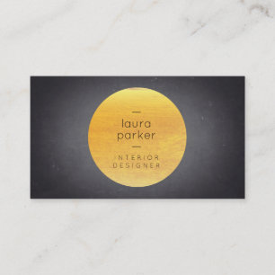 Carte De Visite Enseignant du tableau de bord gris-noir