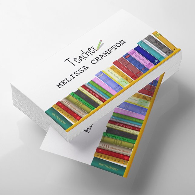 Carte De Visite Enseignant | Éducation à domicile tuteur (Créateur téléchargé)