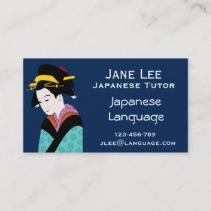 Carte De Visite Enseignant en japonais