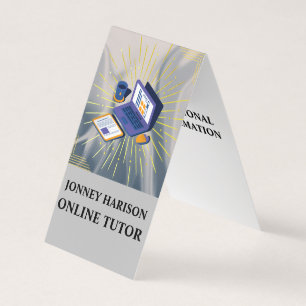 Carte De Visite Enseignant Tuteur en ligne Entraîneur Entraîneur S