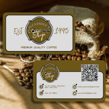 Enseigne de salon de café professionnelle avec log