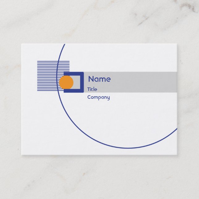 Carte De Visite Entouré - potelé (Devant)