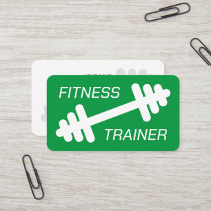 Carte De Visite Entraînement de fitness coaching de salle de sport