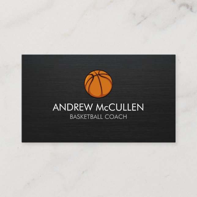 Carte De Visite Entraîneur de basket-ball Scout Sports professionn (Devant)