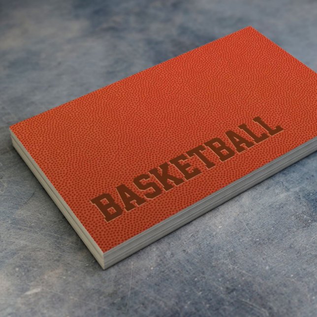 Carte De Visite Entraîneur de basket-ball Sport Entraîneur minimal (Créateur téléchargé)