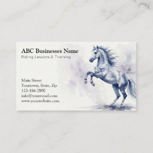 Carte De Visite Entraîneur de chevaux professionnel