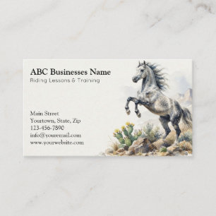 Carte De Visite Entraîneur de chevaux professionnel