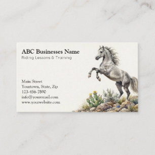 Carte De Visite Entraîneur de chevaux professionnel