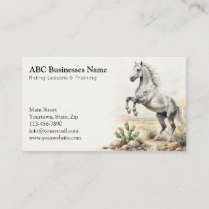 Carte De Visite Entraîneur de chevaux professionnel