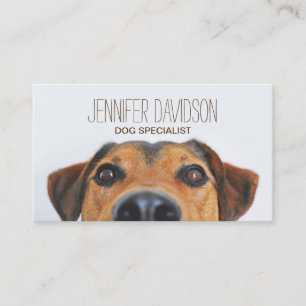 Carte De Visite Entraîneur de chien personnalisé