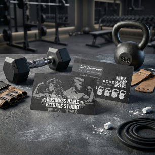 Carte De Visite Entraîneur de fitness personnel Loyalty Punch Kett