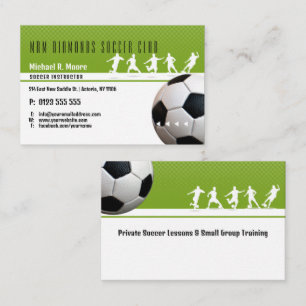 Carte De Visite Entraîneur de football Cadeaux de sport