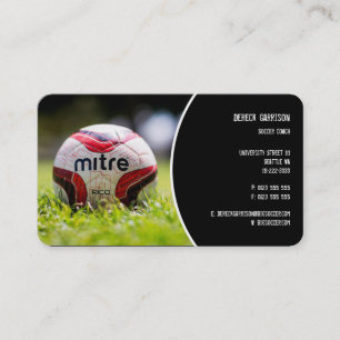 Carte De Visite Entraîneur de football   Cadeaux sportifs