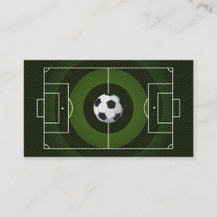 Carte De Visite Entraîneur de football entraîneur de football noir