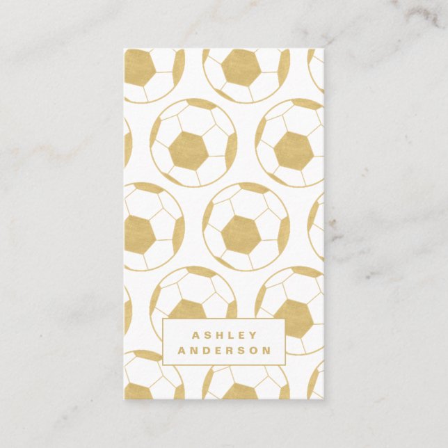 Carte De Visite Entraîneur de football et formateur personnel (Devant)