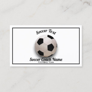 Carte De Visite entraîneur de football manager