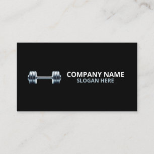Carte De Visite Entraîneur de gym de luxe minimaliste Coach de fit