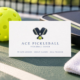 Carte De Visite Entraîneur de Pickleball