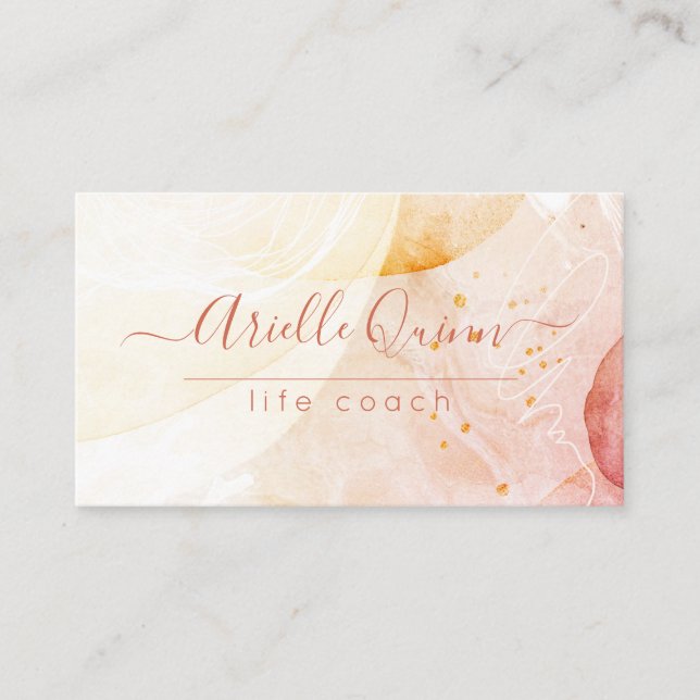 Carte De Visite Entraîneur de vie (Devant)