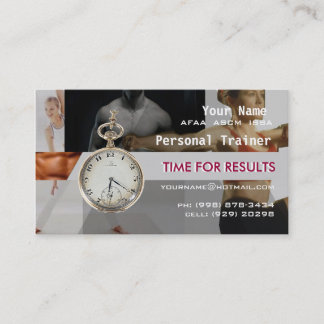 Carte De Visite Entraîneur personnel