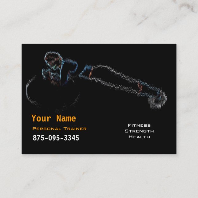 Carte De Visite Entraîneur personnel (Devant)