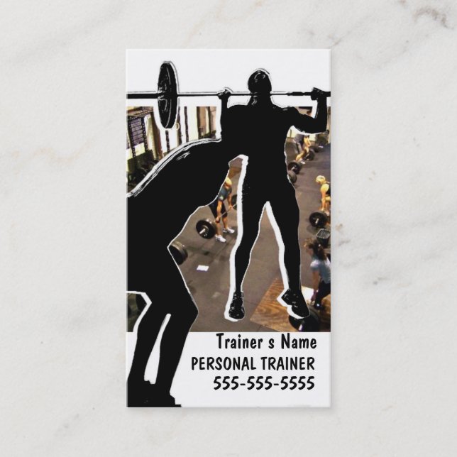 Carte De Visite Entraîneur personnel (Devant)