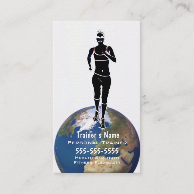 Carte De Visite Entraîneur personnel (Devant)