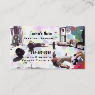 Carte De Visite Entraîneur personnel