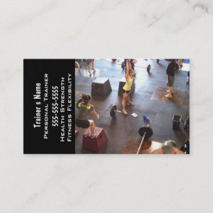 Carte De Visite Entraîneur personnel