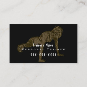Carte De Visite Entraîneur personnel