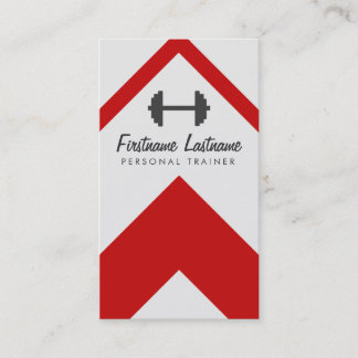 Carte De Visite Entraîneur personnel à haute impression et forme