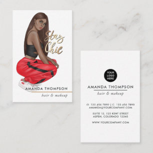 Carte De Visite Entraîneur Personnel Chic Swag Boss