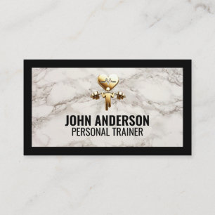 Carte De Visite Entraîneur personnel coach de fitness salle de spo